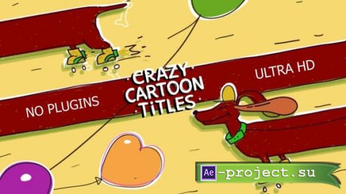 Videohive - Crazy Cartoon Titles - 31090341 - Project for After Effects