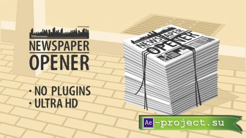 Videohive - Newspaper Opener - 31901057 - Project for After Effects