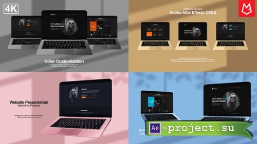 Videohive - Website Presentation Mockup | W4 - 32680932 - Project for After Effects