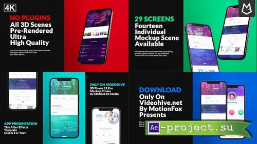 Videohive - Mobile App Promo | Phone 12 Pro Mockup - 29879390 - Project for After Effects