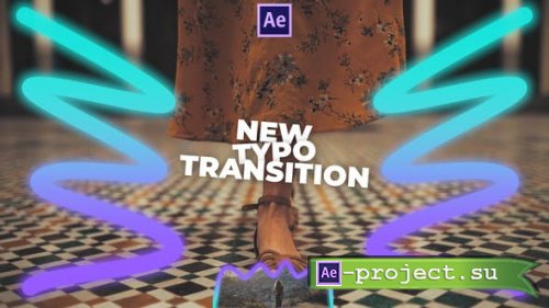 Videohive - New Typo Transitions - 34597694 - Project for After Effects