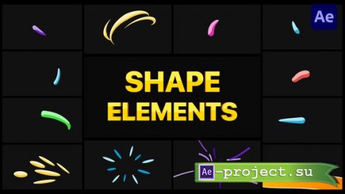 Videohive - Shape Elements Pack | After Effects - 34603420 - Project for After Effects