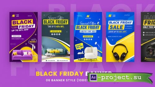 Videohive - Black Friday Products Banner - 34619056 - Project for After Effects