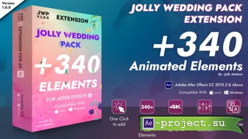 Videohive - Jolly Wedding Pack - 33732398 - Project & Script for After Effects