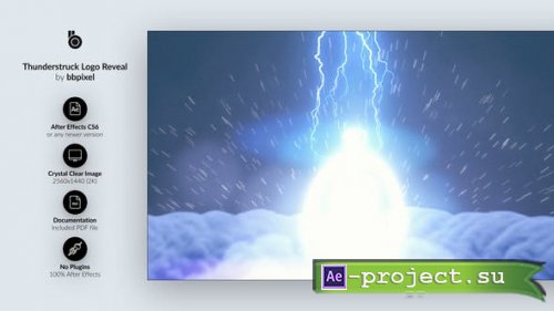 Videohive - Thunderstruck Logo Reveal - 34661746 - Project for After Effects