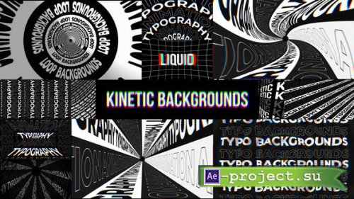 Videohive - Kinetic Backgrounds - 34702961 - Project for After Effects
