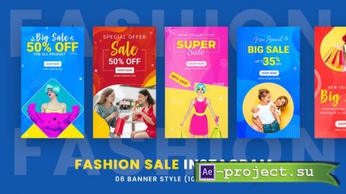 Videohive - Fashion Sale Instagram Stories Banners - 34713678 - Project for After Effects