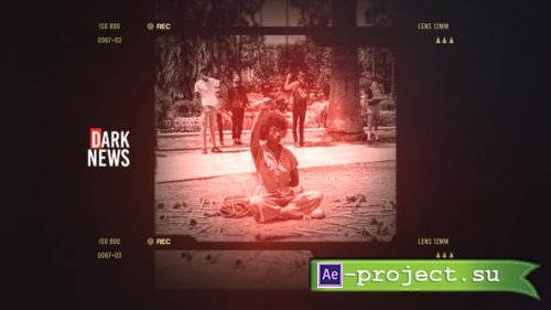 Videohive - Dark News Intro - 34704343 - Project for After Effects