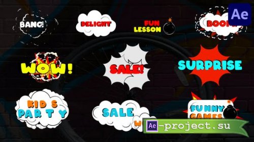 Videohive - Comic Titles | After Effects - 34743782 - Project for After Effects