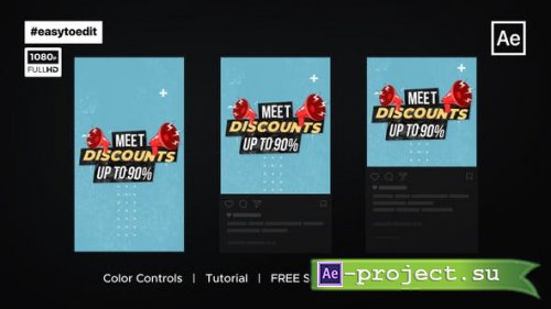 Videohive - Vertical | Stomp Titles Promo 34760072 - Project for After Effects