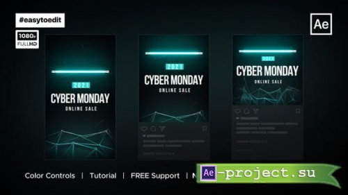 Videohive - Vertical | Cyber Monday Promo - 34760147 - Project for After Effects