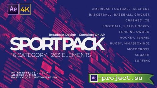 Videohive - Sport Pack - Broadcast Design - 27680791 - Project for After Effects