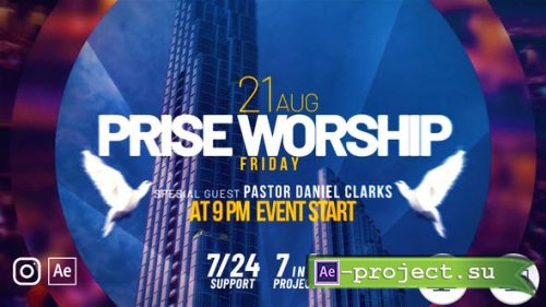 Videohive - Praise Worship - 30368066 - Project for After Effects
