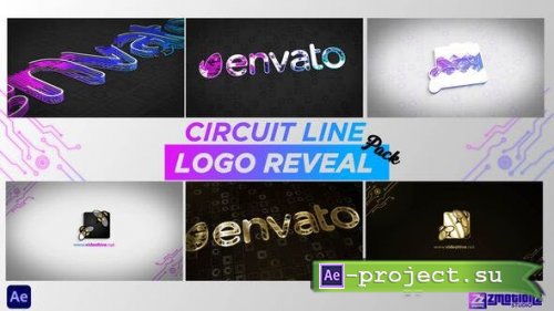 Videohive - Circuit Line Logo Reveal - 34773603 - Project for After Effects