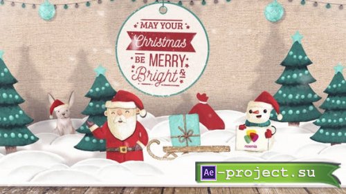 Videohive - Christmas Pop Up Card - 34776247 - Project for After Effects