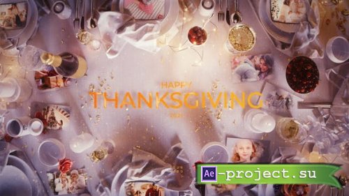 Videohive - Happy Thanksgiving day Intro Opener - 34772865 - Project for After Effects