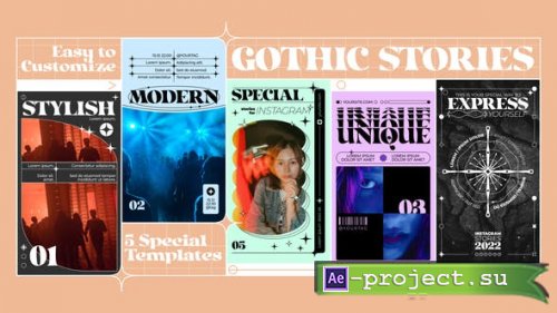 Videohive - Modern Gothic Stories - 34771521 - Project for After Effects
