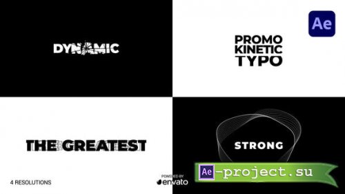 Videohive - Promo Kinetic Typography - 33966965 - Project for After Effects