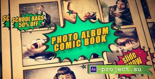 Videohive - Photo Album Comic Book - 7985722 - Project for After Effects