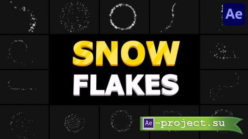 Videohive - Snow Flakes 01 | After Effects - 34827233 - Project for After Effects