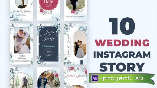 Videohive - Wedding Instagram Story Pack Wedding Invitation - 34816124 - Project for After Effects