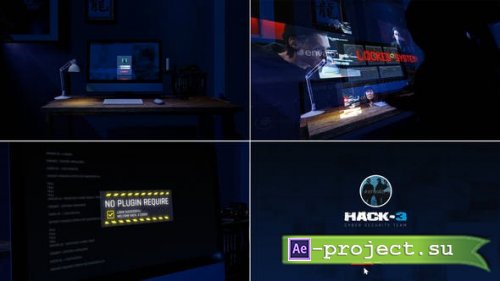 Videohive - Hacker Intro - 34255899 - Project for After Effects 