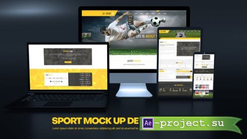 Videohive - Sport Mockup Device Promo - 34745150 - Project for After Effects