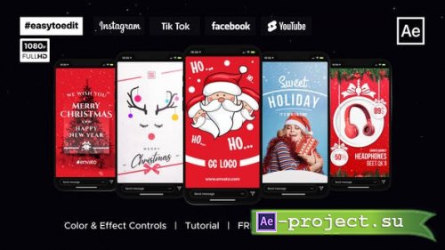 Videohive - Instagram Stories | Christmas & New Year - 34847301