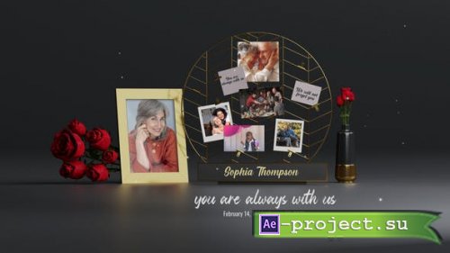 Videohive - Funeral Flower Card - 33916541 - Project for After Effects