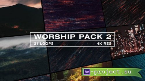 Videohive - Worship Backgrounds Pack 2 - 34883488 - Project for After Effects
