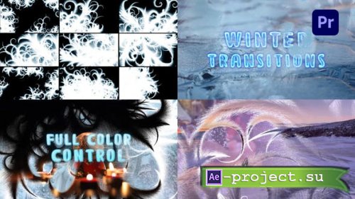 Videohive - Ice Transitions Pack | Premiere Pro MOGRT - 34918131