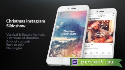 Videohive - Instagram Christmas Slideshow - 22846427 - Project for After Effects