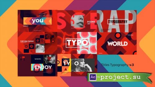 Videohive - Titles Typography 3 - 34883016 - Project for After Effects