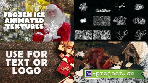 Videohive - Frozen Ice Animated Textures for After Effects - 34907004 