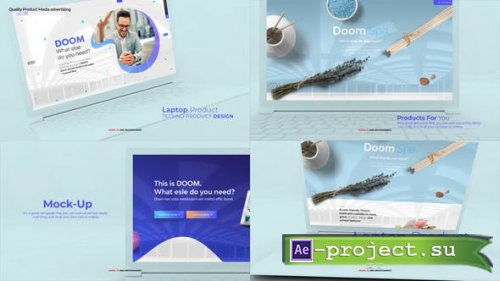 Videohive - Laptop Mockup Promo - 34911307 - Project for After Effects