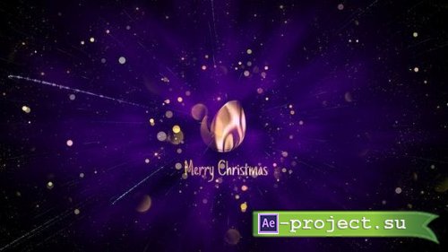 Videohive - Christmas Logo Performance with Glitter Particles and Bokeh - 23030939