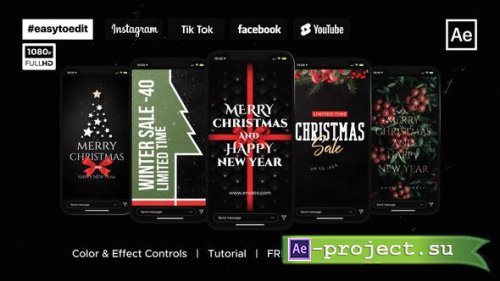 Videohive - Christmas Instagram Stories & Posts - 34828175 - Project for After Effects