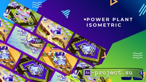Videohive - Power Plants Isometric | After Effects - 34932835 - Project for After Effects