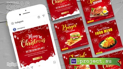 Videohive - Merry Christmas Sale Banner Template - 34950555 - Project for After Effects