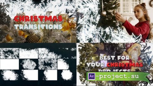 Videohive - Ice Christmas Transitions | After Effects - 34988297 - Project for After Effects