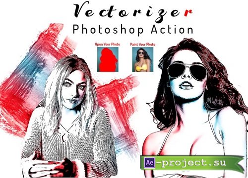 Vectorizer Photoshop Action - 6715609