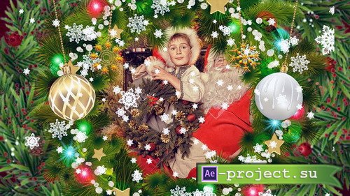 Проект ProShow Producer - Christmas Wreath Slideshow