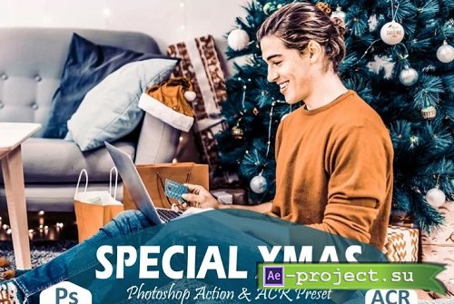 10 Special Xmas Photoshop Actions And ACR Presets - 1719406