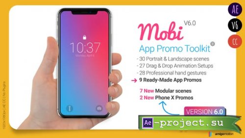 Videohive - Mobi - App Promo Toolkit - 11586290 - Project for After Effects