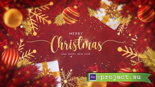 Videohive - Merry Christmas Text Logo Reveal - 34983754 - Project for After Effects