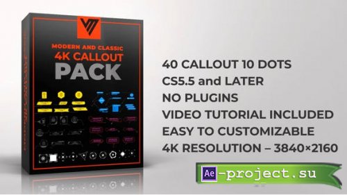 Videohive - Callout Pack / 4K - 34059539 - Project for After Effects
