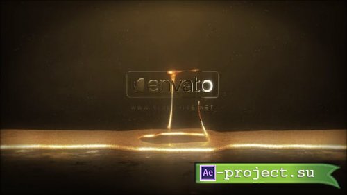 Videohive - Gold Liquid Logo - 27651090 - Project for After Effects
