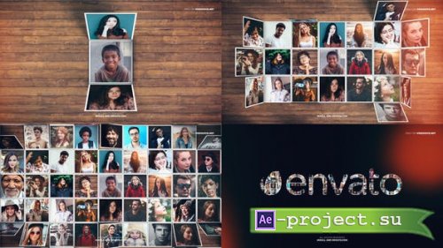 Videohive - Folding Mosaic Logo Reveal - 28459012 - Project for After Effects