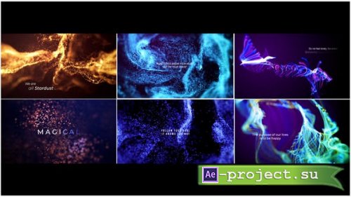 Videohive - Abstract Titles | Particles - 34626378 - Project for After Effects