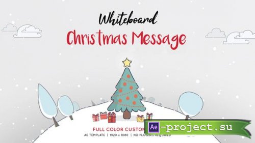 Videohive - Whiteboard Christmas Message - 34752773 - Project for After Effects